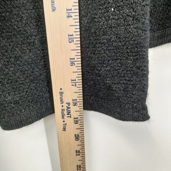 Brandy Melville Open Front 3/4 sleeve Cropped Cardigan Sweater OS Women Black - Picture 4 of 7